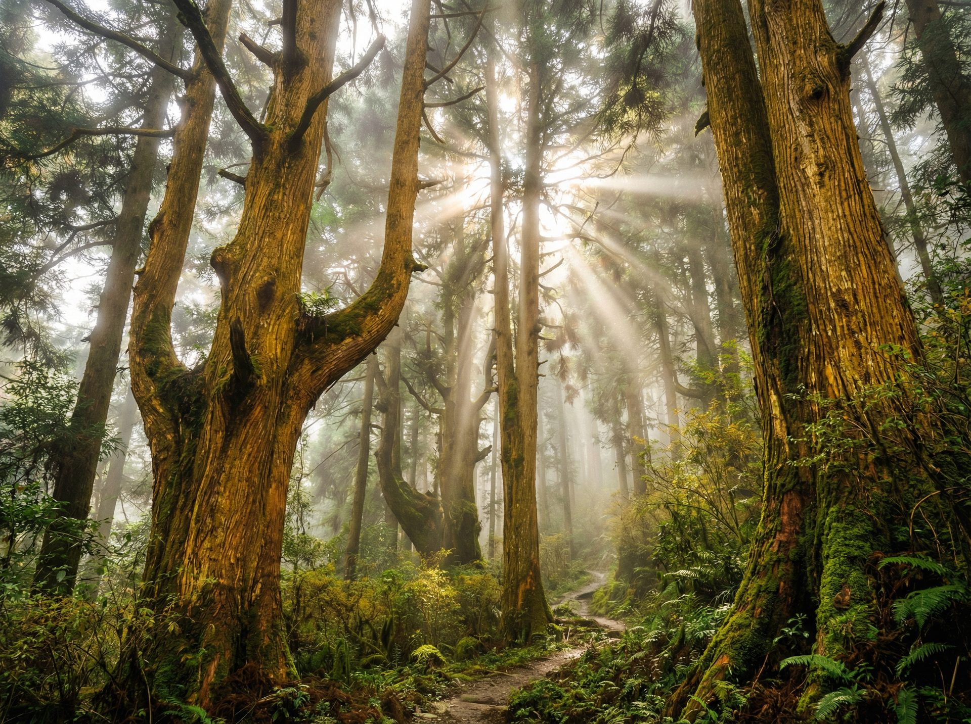 少女萝莉视频：金丝楠木古树群落探访